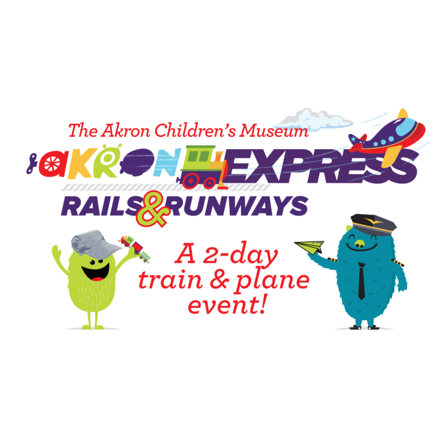 The Akron Express Rails & Runways! - logo